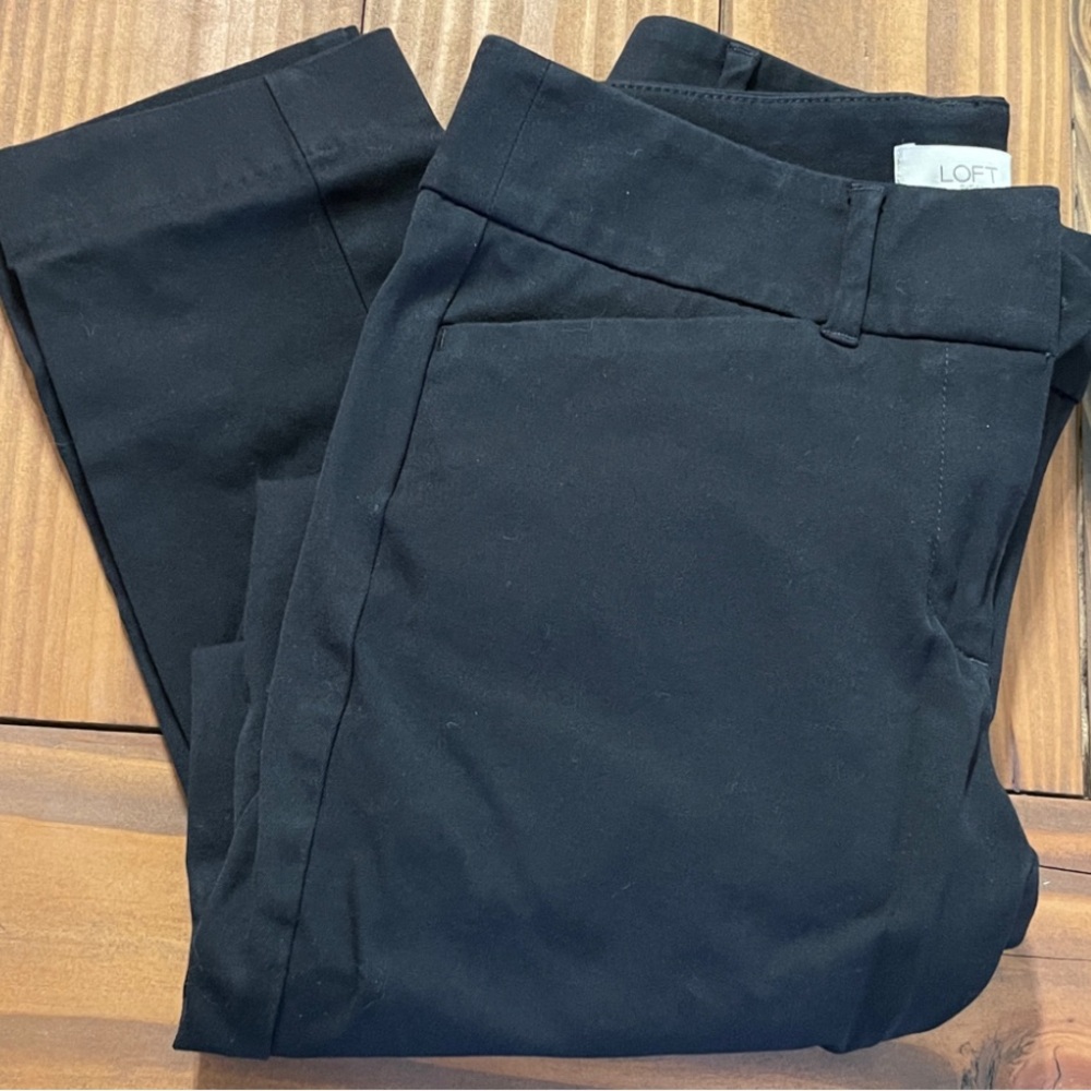 Loft Office Women’s Pants Black 2